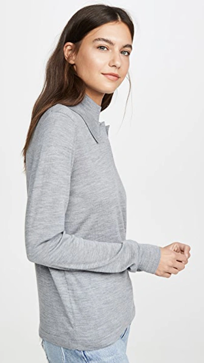 Shop Bldwn Gia Top In Heather Grey