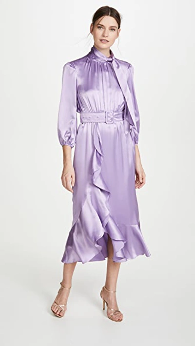 Shop Cinq À Sept Bella Dress In Lavender Mist