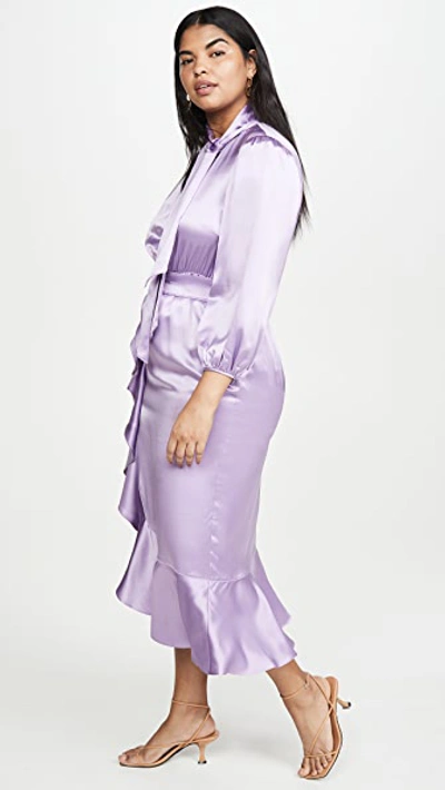 Shop Cinq À Sept Bella Dress In Lavender Mist
