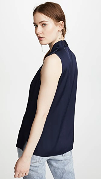 Kobi Halperin Plus Size Mila Silk-stretch Sleeveless Top In Midnight