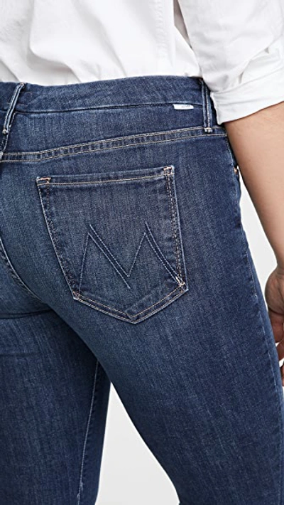 Shop Mother The Looker Ankle Fray Jeans In Girl Crush