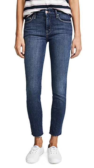 Shop Mother The Looker Ankle Fray Jeans Girl Crush