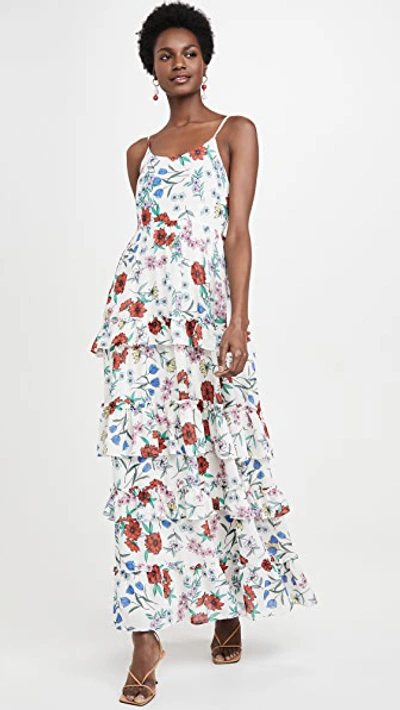 Shop Yumi Kim St. Martin Maxi Dress In Garden At Dawn Ivory