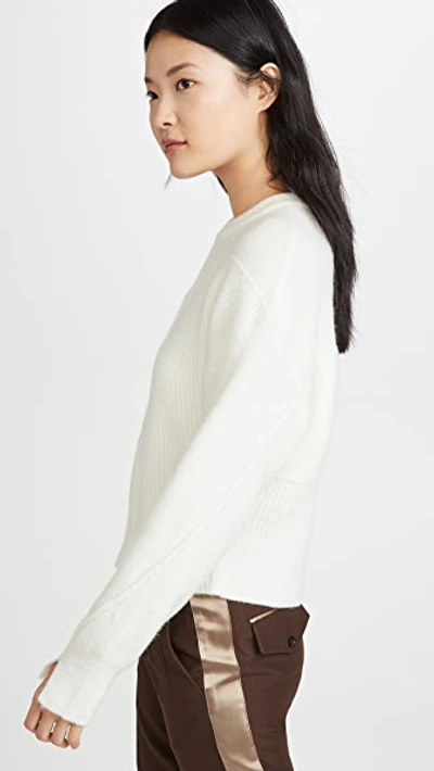 Shop 3.1 Phillip Lim / フィリップ リム Lofy Basketweave Pullover In Antique White
