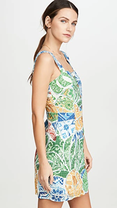 Shop Farm Rio Tropical Tile Mini Dress