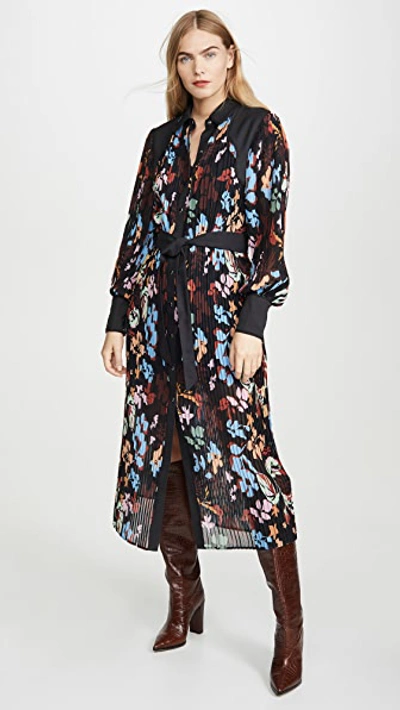 Shop C/meo Collective With Or Without Dress In Black Abstract Floral