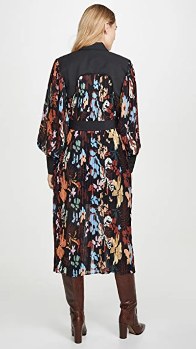Shop C/meo Collective With Or Without Dress In Black Abstract Floral