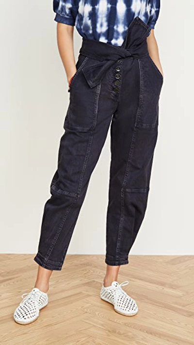 Shop Ulla Johnson Storm Jeans In Charcoal