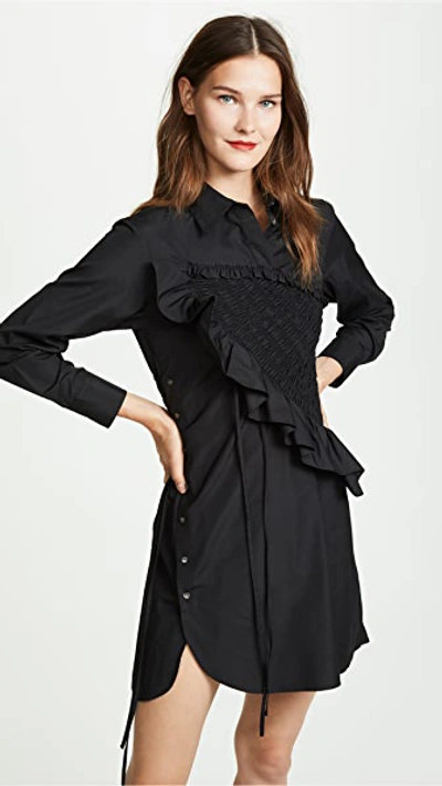 Shop 3.1 Phillip Lim / フィリップ リム Asymmetrical Shirtdress In Black