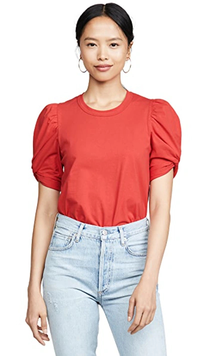 Shop A.l.c Kati Tee In Candy Apple