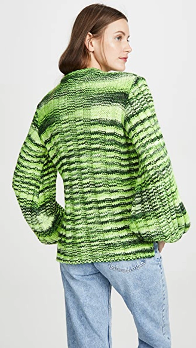 Neon Melange Knit Sweater