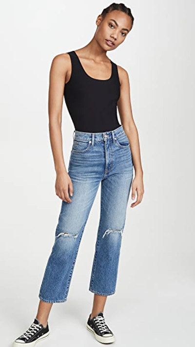 Commando Butter Tank Bodysuit In Black