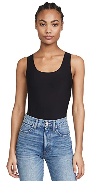 Commando Butter Tank Bodysuit In Black