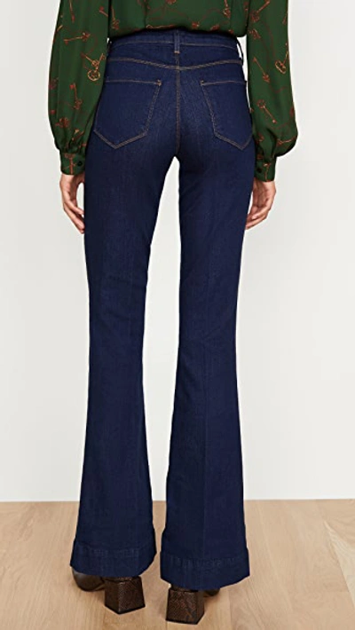 Shop L Agence The Affair High Rise Flares In Rinse