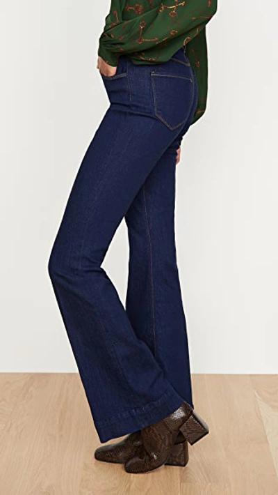 Shop L Agence The Affair High Rise Flares In Rinse