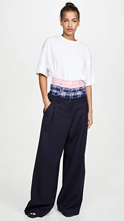 NATASHA ZINKO 3-WAIST WIDE LEG TROUSERS 