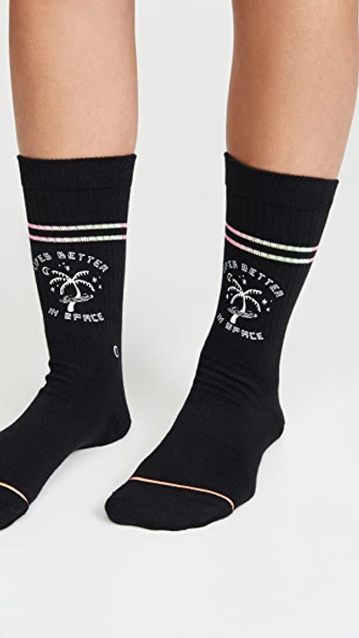 Shop Stance Palm Reader Crew Socks In Black
