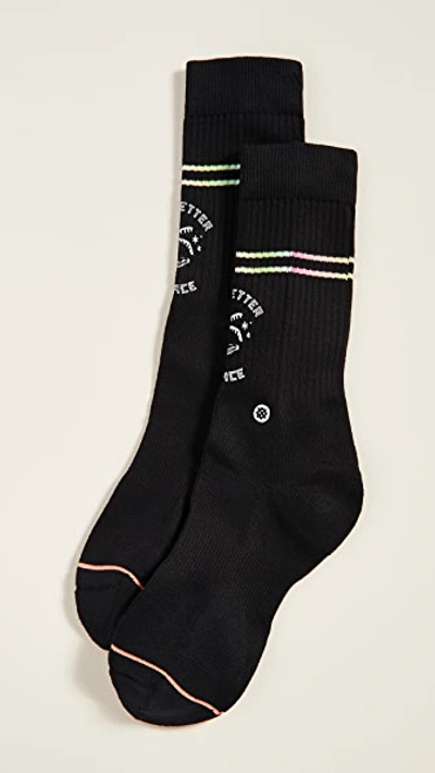 Shop Stance Palm Reader Crew Socks In Black