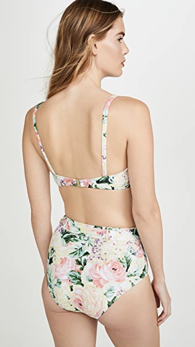 Shop Faithfull The Brand Lavande Bikini Top In Venissa Floral Print