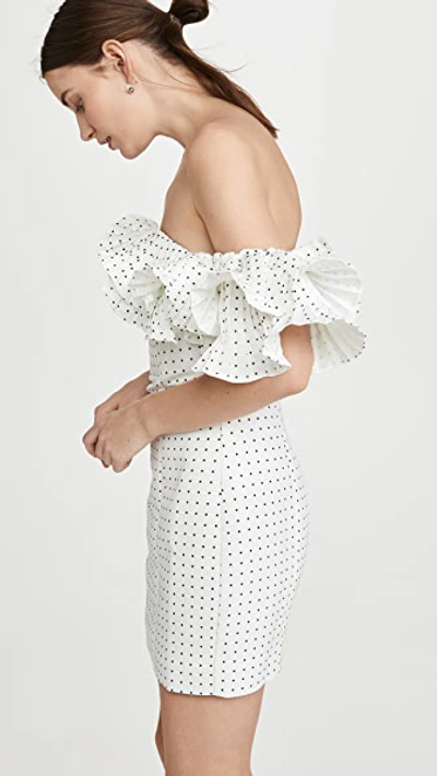 Shop One By Mestiza New York One By Lulu Mini Dress In White/ Black
