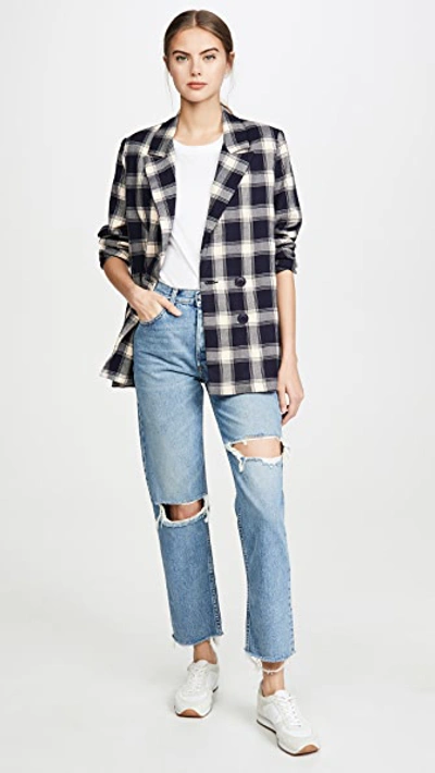 Shop Boyish The Tommy High-rise Rigid Straight Jeans In The Best Years