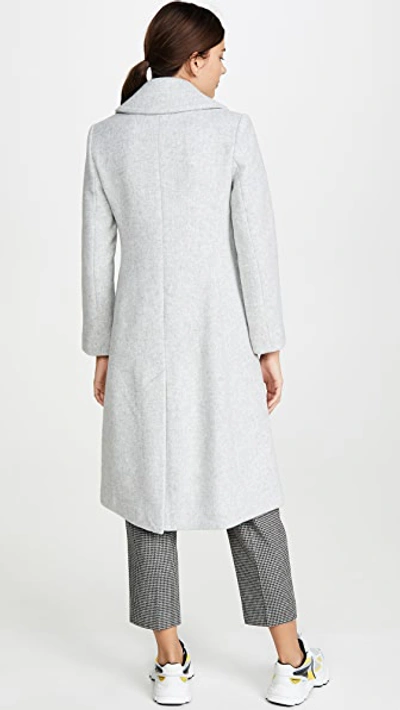 Shop Club Monaco Daylina Coat In Grey Mix