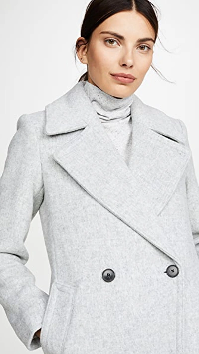 Shop Club Monaco Daylina Coat In Grey Mix