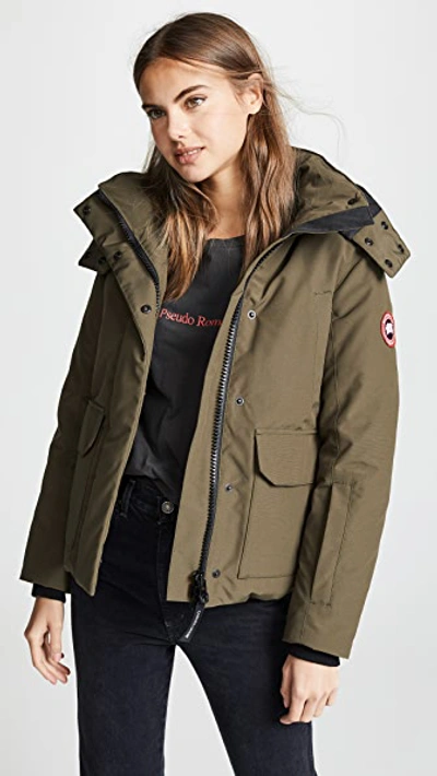 Shop Canada Goose Blakely Parka In Military Green
