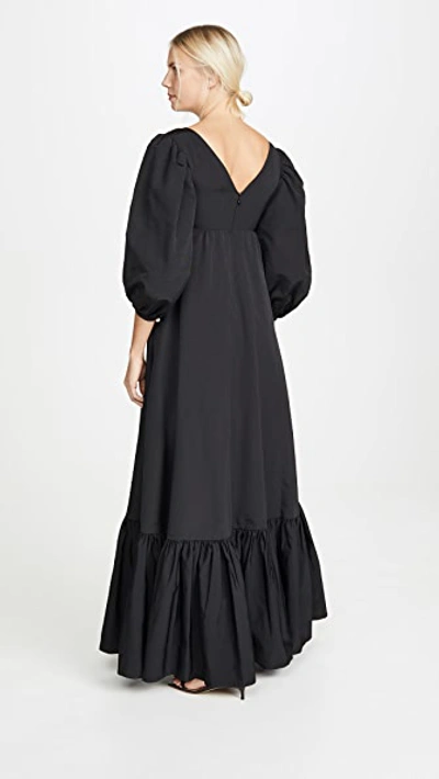 Shop Staud Devon Dress In Black