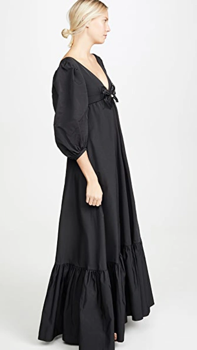 Shop Staud Devon Dress In Black