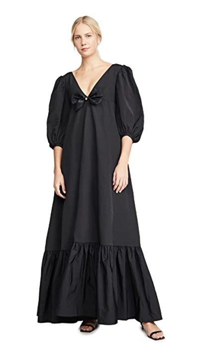 Shop Staud Devon Dress In Black