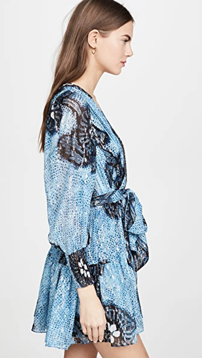 Shop Ulla Johnson Noemi Silk Dress In Sky