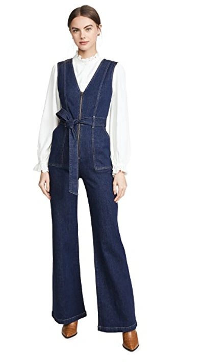 Shop Alice And Olivia Gorgeous V Neck Jumpsuit In She's Got It