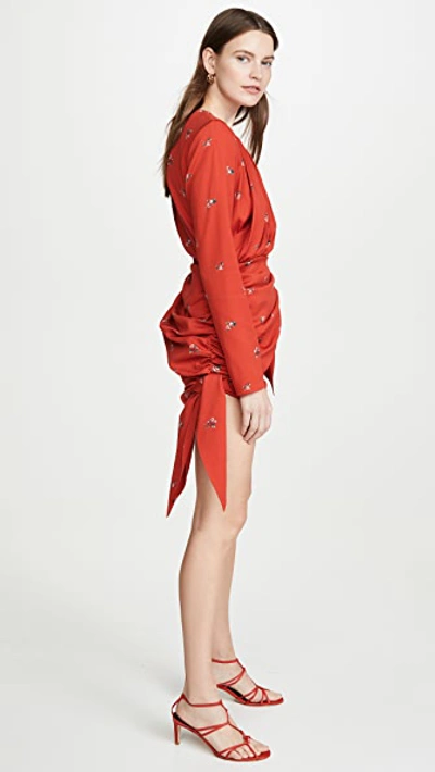 Shop Magda Butrym San Remo Dress In Red