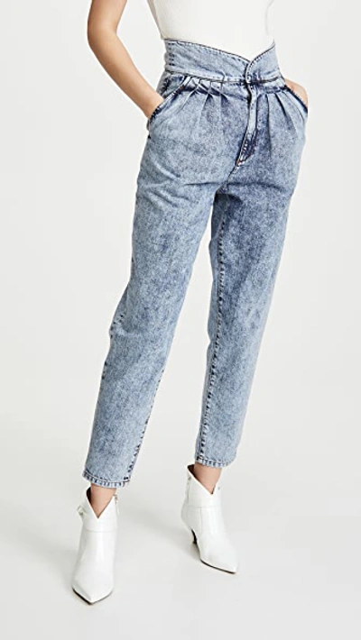 Shop Iro Staunch Jeans In Acid Blue