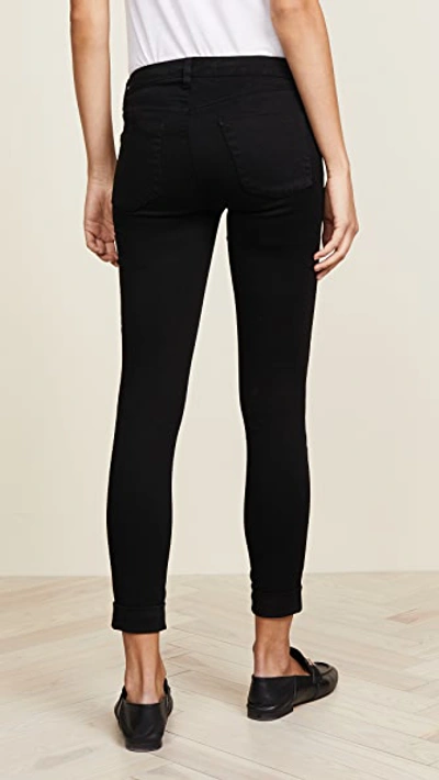 Shop J Brand Anja Cuffed Pants In Black