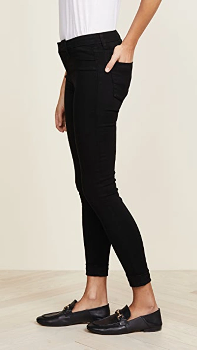 Shop J Brand Anja Cuffed Pants In Black