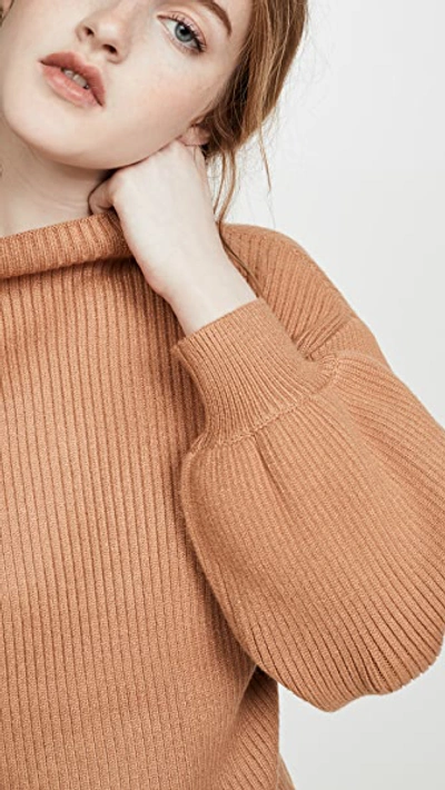 Shop Line & Dot Alder Sweater In Caramel
