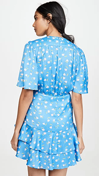 Shop Saylor Mel Mini Dress In Blue