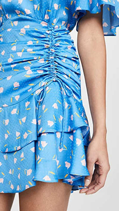 Shop Saylor Mel Mini Dress In Blue