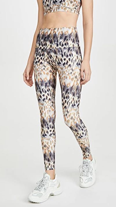 Shop Onzie Tech Leggings In Safari