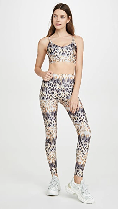 Shop Onzie Tech Leggings In Safari