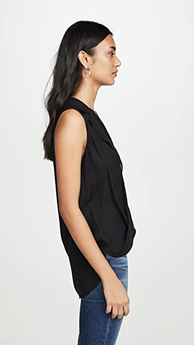 Shop L Agence Freja Blouse In Black