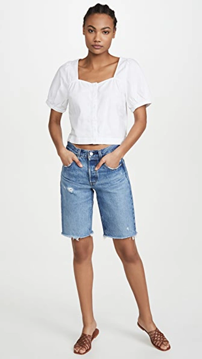 Shop Levi's Simone Top In Bright White