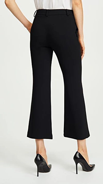 Shop Laveer Cropped Annie Trousers In Black