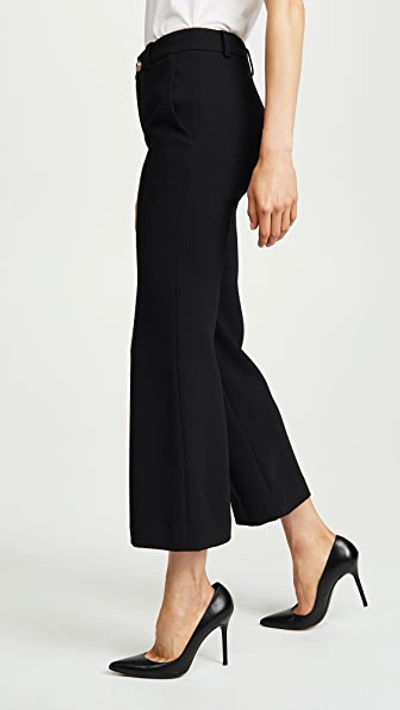 Shop Laveer Cropped Annie Trousers In Black