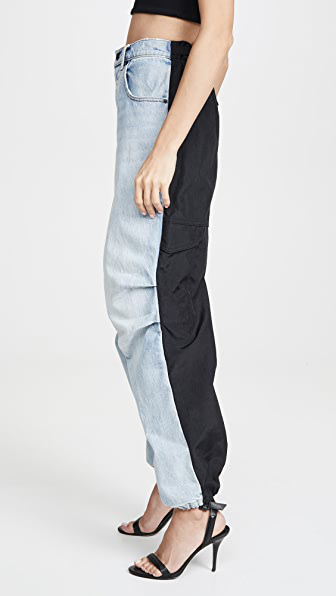 alexander wang pack mix hybrid cargo jean