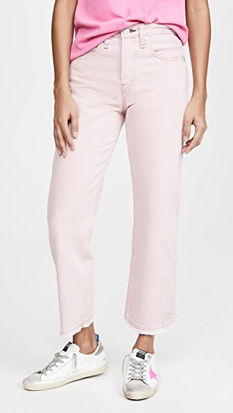 rag and bone pink jeans