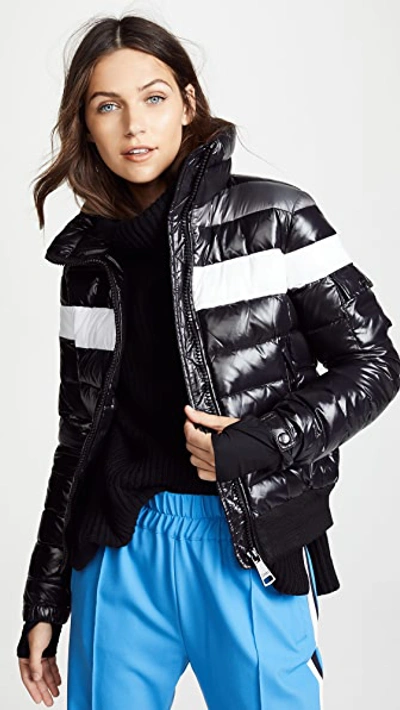 Shop Sam Starburst Short Down Jacket In Jet