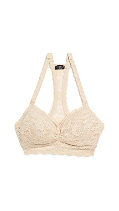 Shop Cosabella Never Say Never Maternity Mommie Racie Bra In Blush